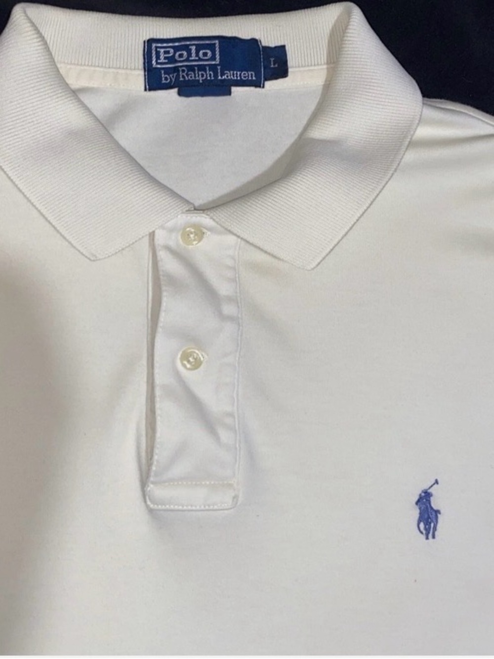 Ralph Lauren white polo large - Picture 4 of 4
